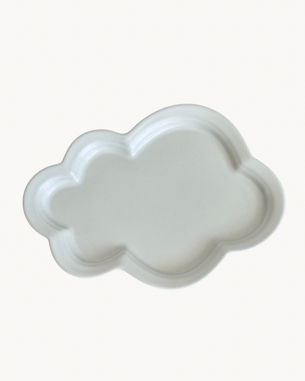 Soft Kumo Plate – Cream